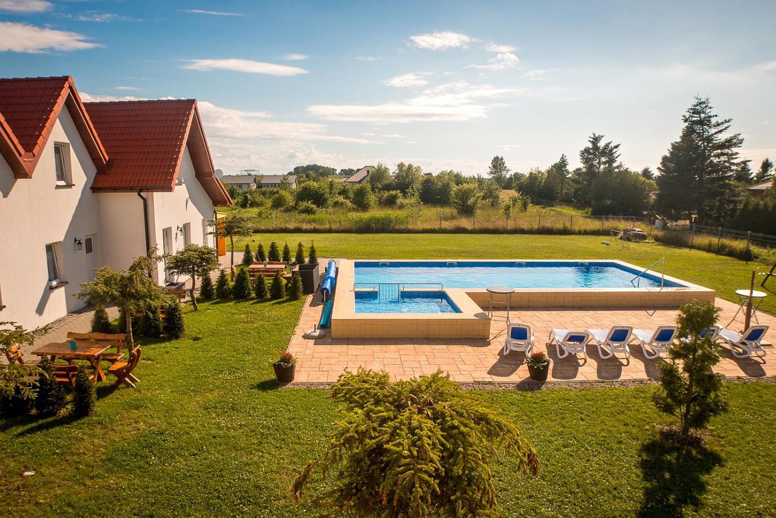 Aqua Fun Domki z Basenem Ujście-Darłowskie Esterno foto